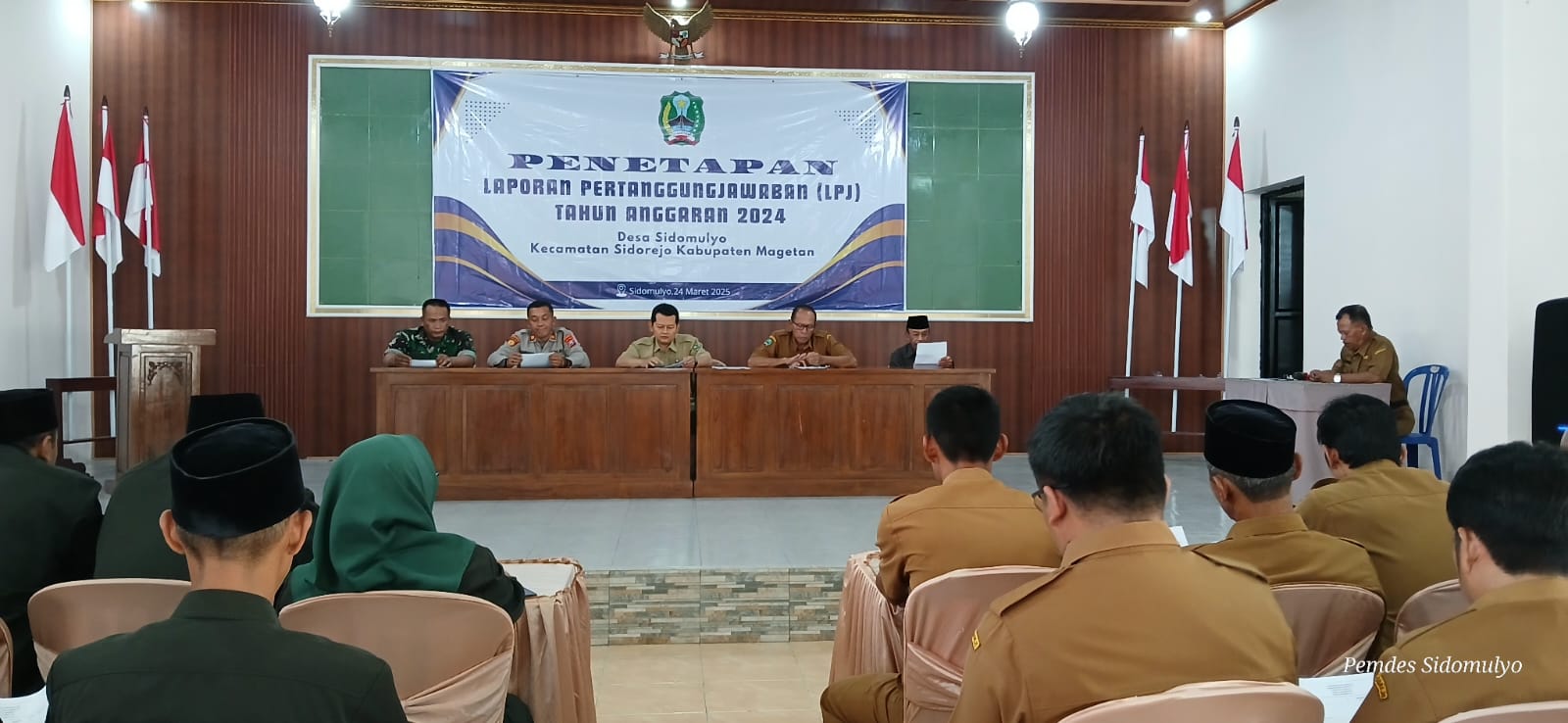 PENETAPAN LAPORAN PENANGGUNG JAWABAN (LPJ) TAHUN ANGGARAN 2024