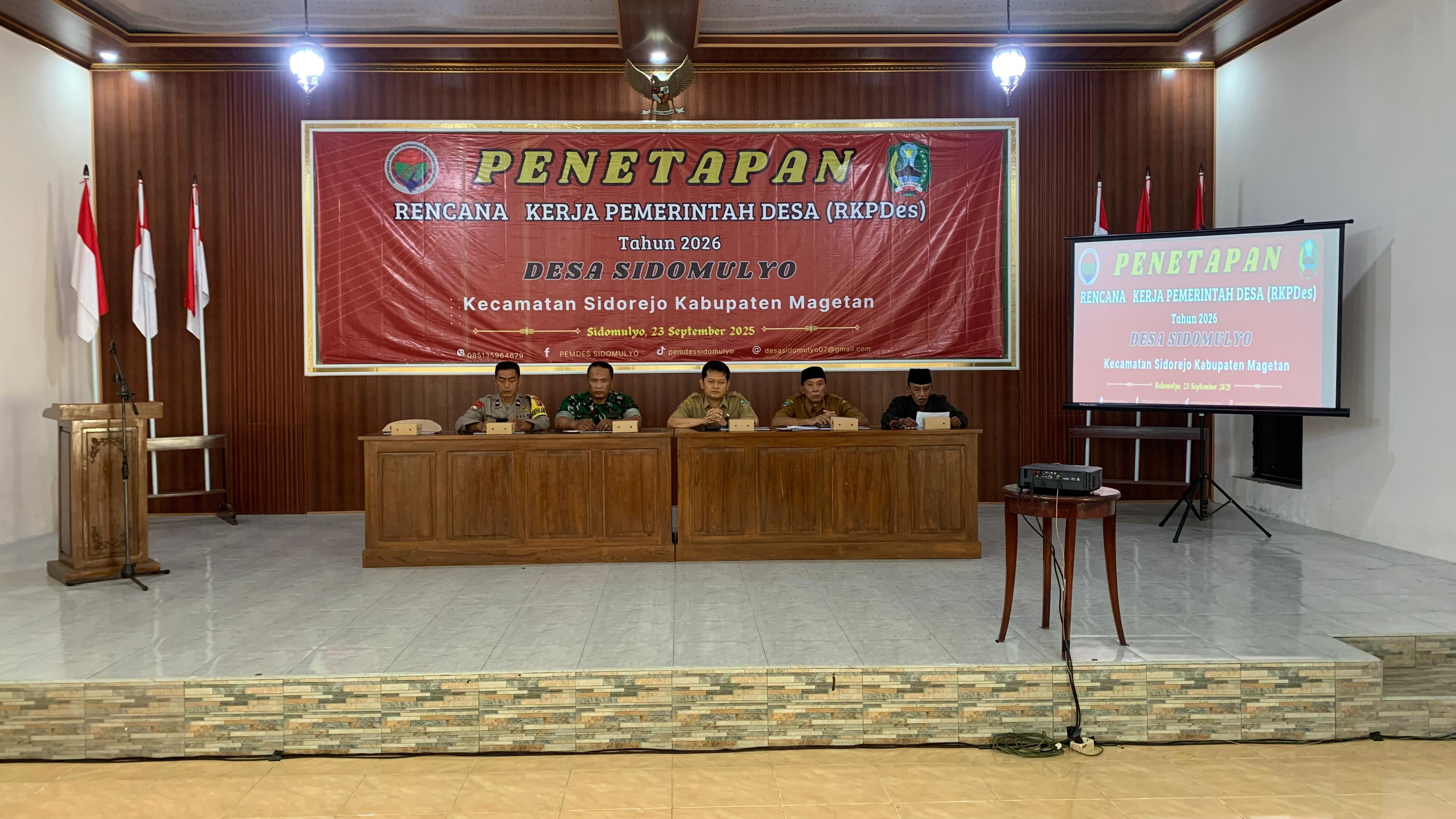 PENETAPAN RKPDES 2026